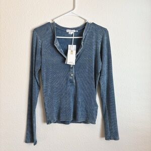 Good American- JEANIUS FITTED HENLEY